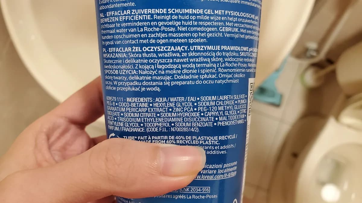 EFFACLAR Cleansing Foaming Gel (潔面慕斯/潔面凝膠)