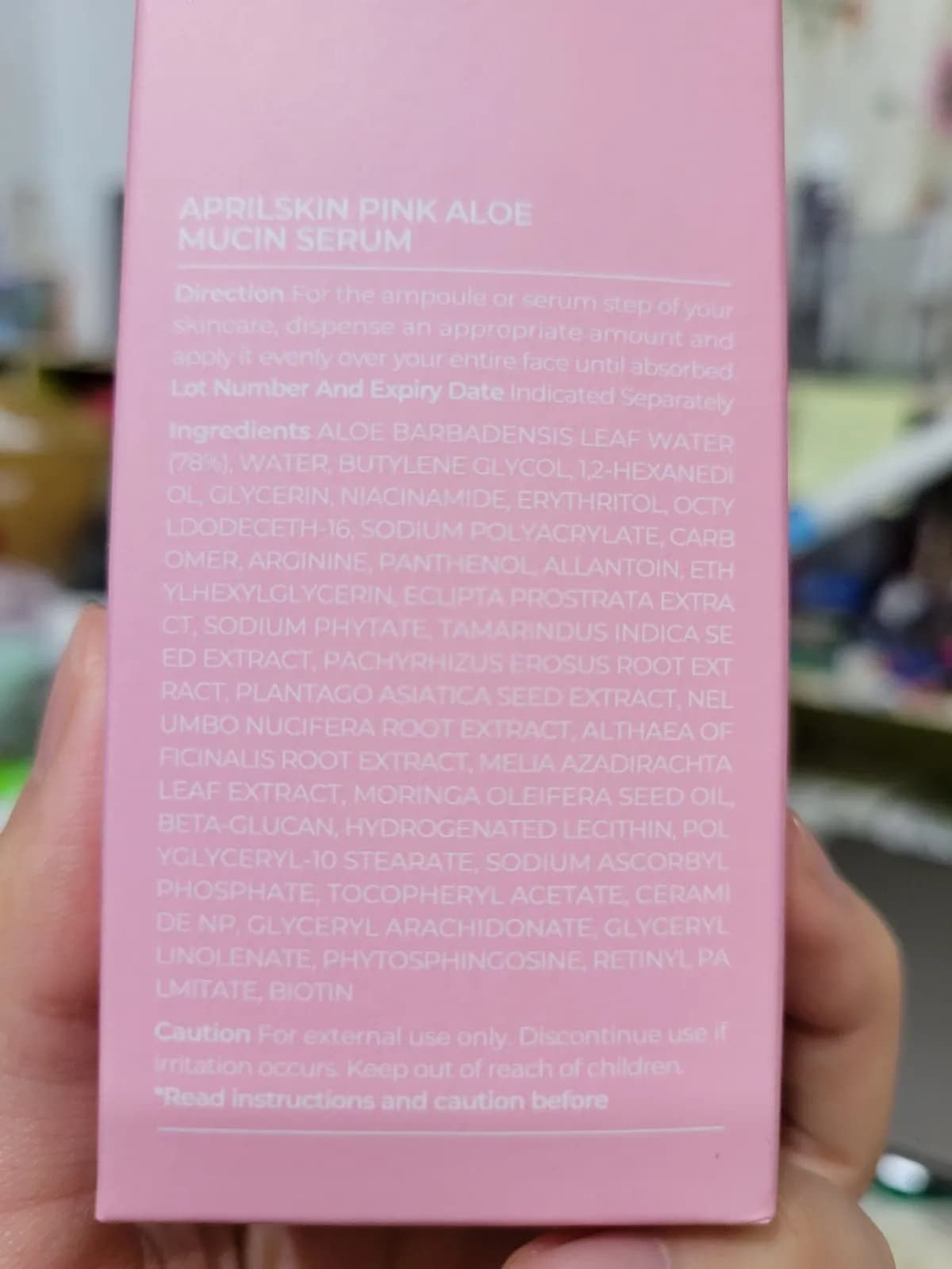 PINK ALOE MUCIN SERUM