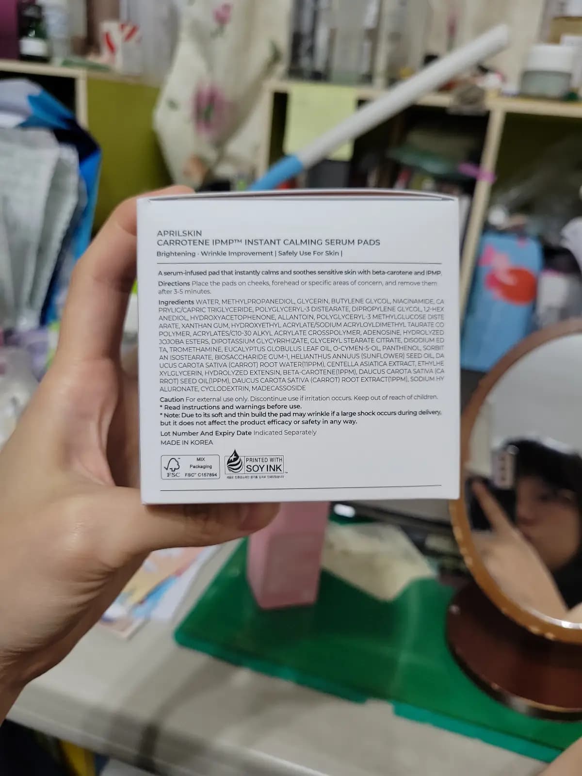 CARROTENE IPMP™ INSTANT CALMING SERUM PADS