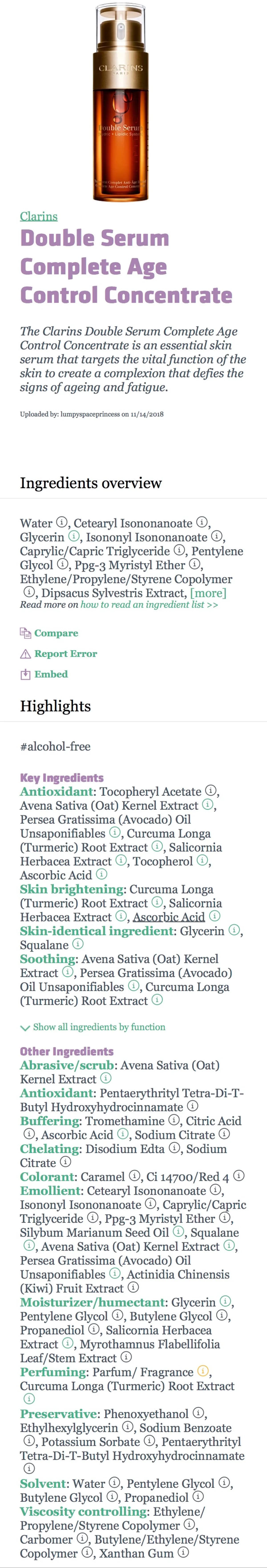 Double Serum Complete Age Control Concentrate