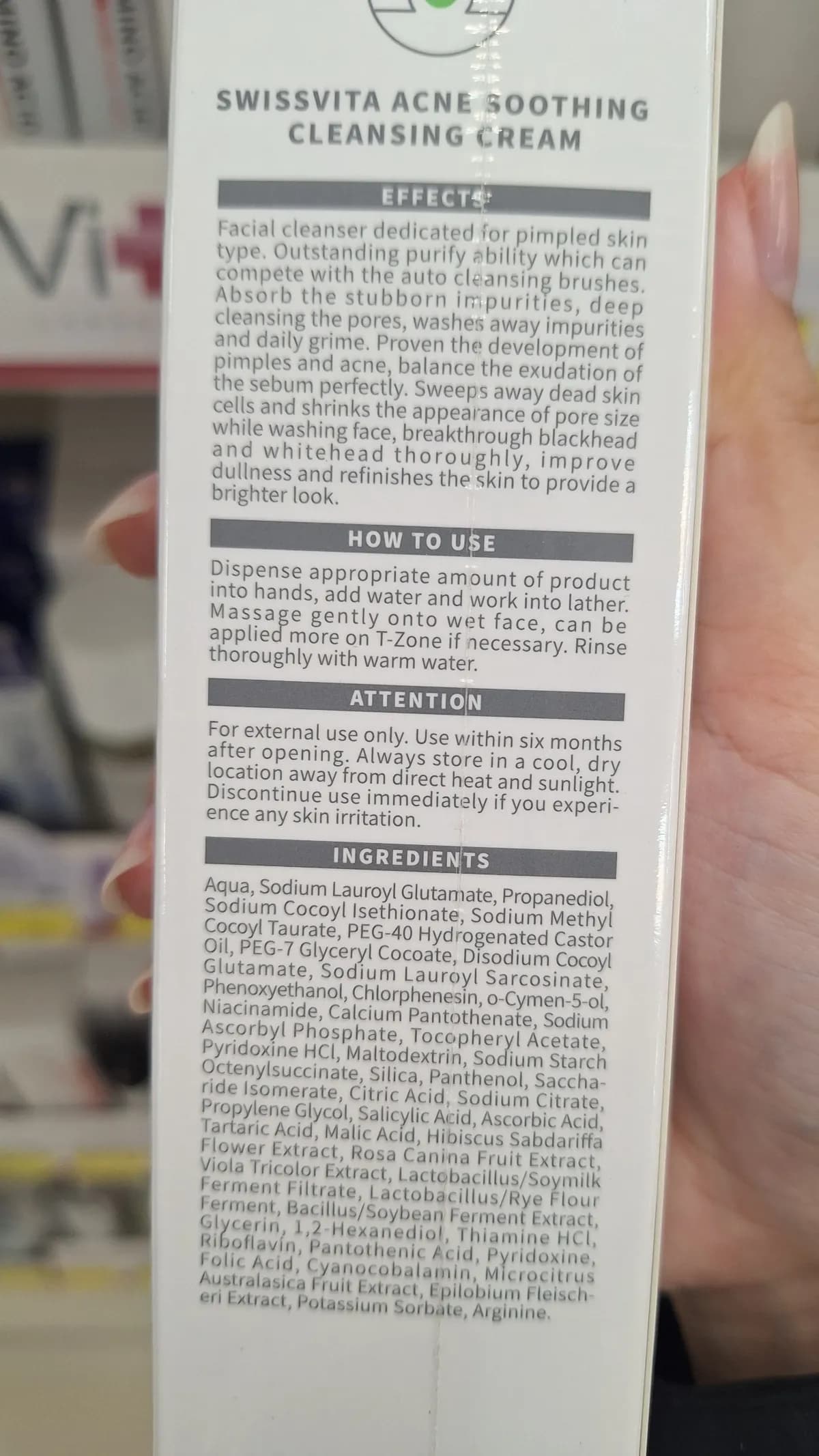 ACNE SOOTHING CLEANSING CREAM