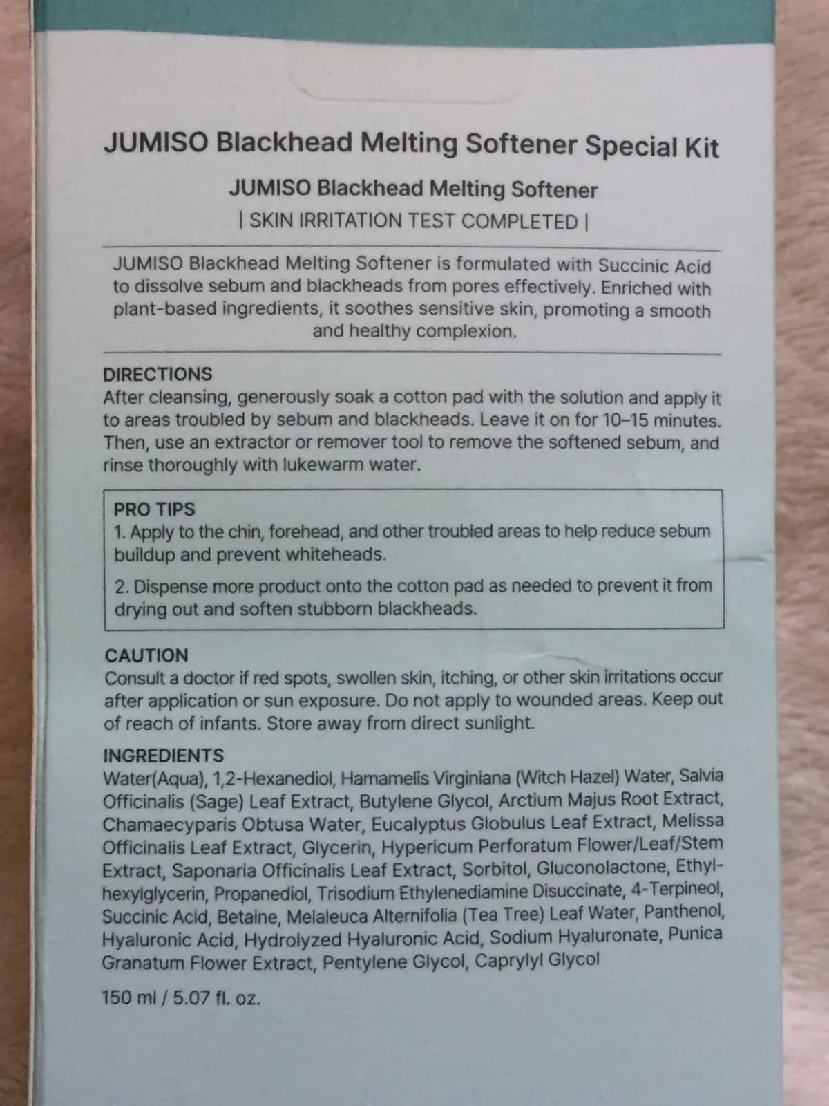 Blackhead Melting Softener