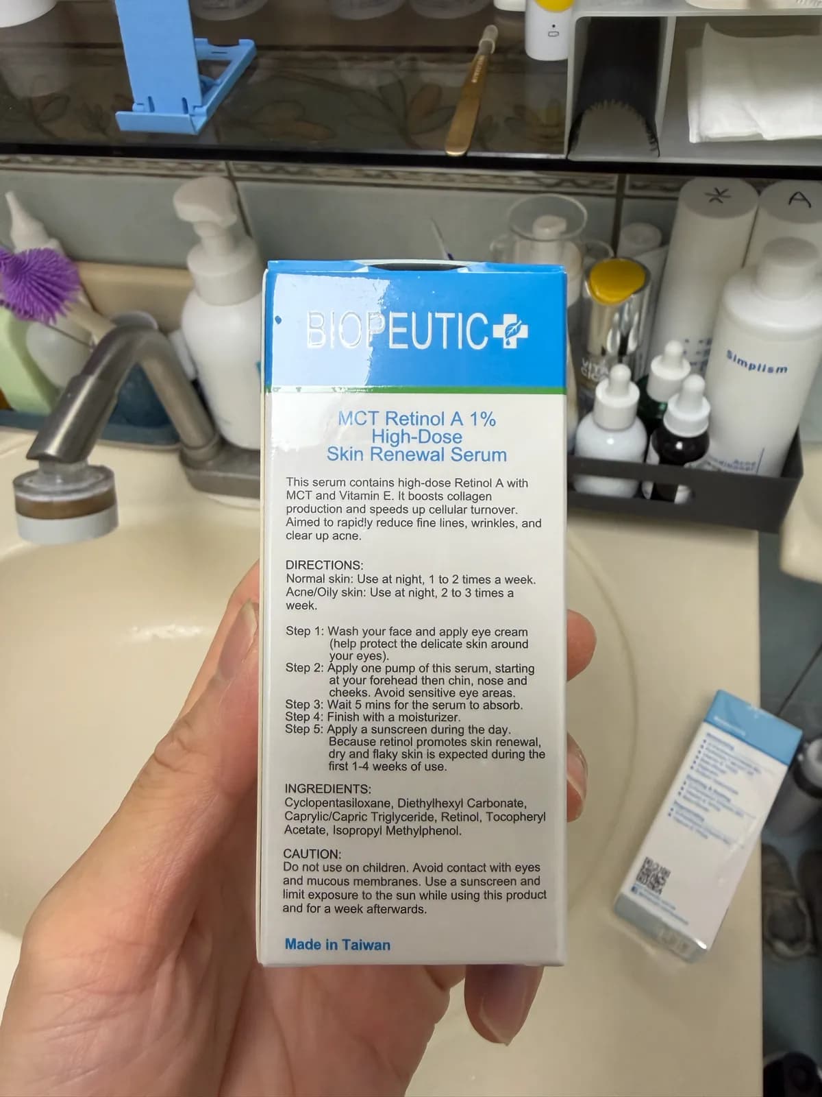 MCT Retinol A 1% High-Dose Skin Renewal Serum