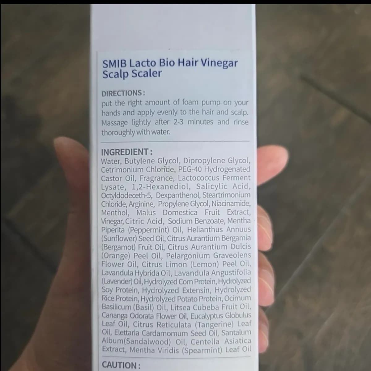Lacto Bio Hair Vinegar Scalp Scaler