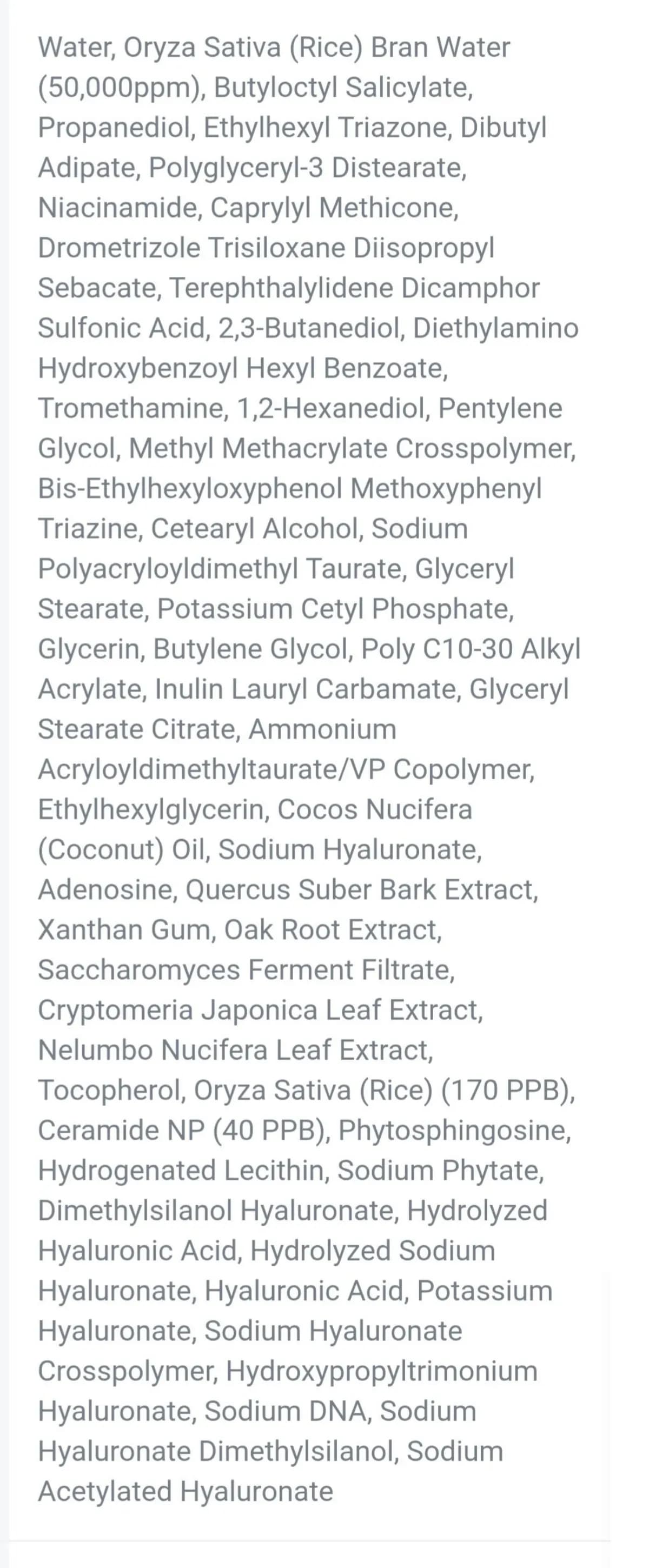 Rice Ceramide Moisture Sun Cream