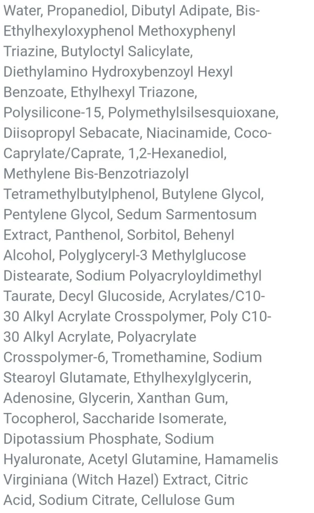 Sedum Hyaluron Sunscreen Watery Tube
