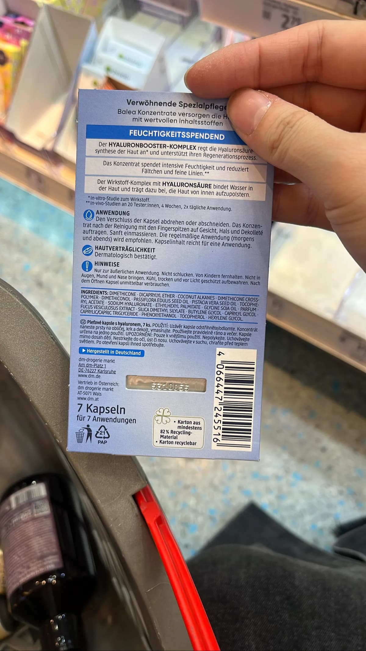 Pleťové kapsle s hyaluronem