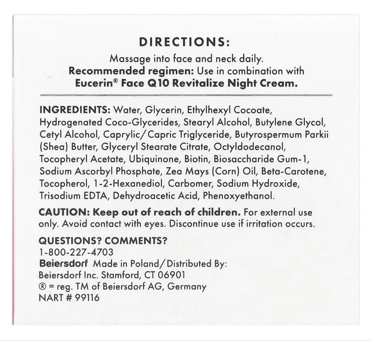 Eucerin Face Q10 Revitalize Daily Cream