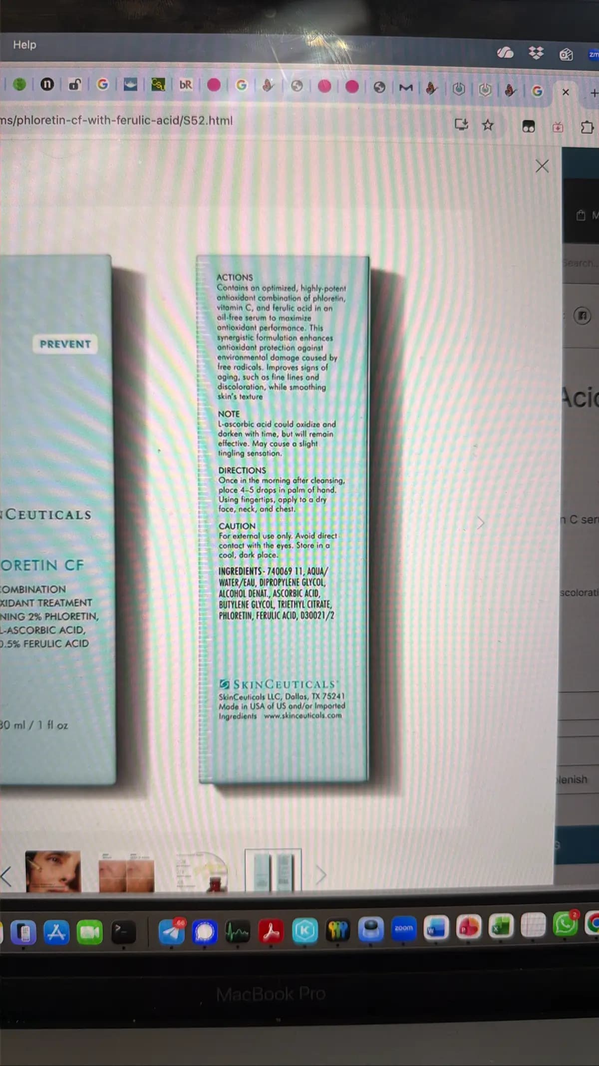 Phloretin CF with Ferulic Acid