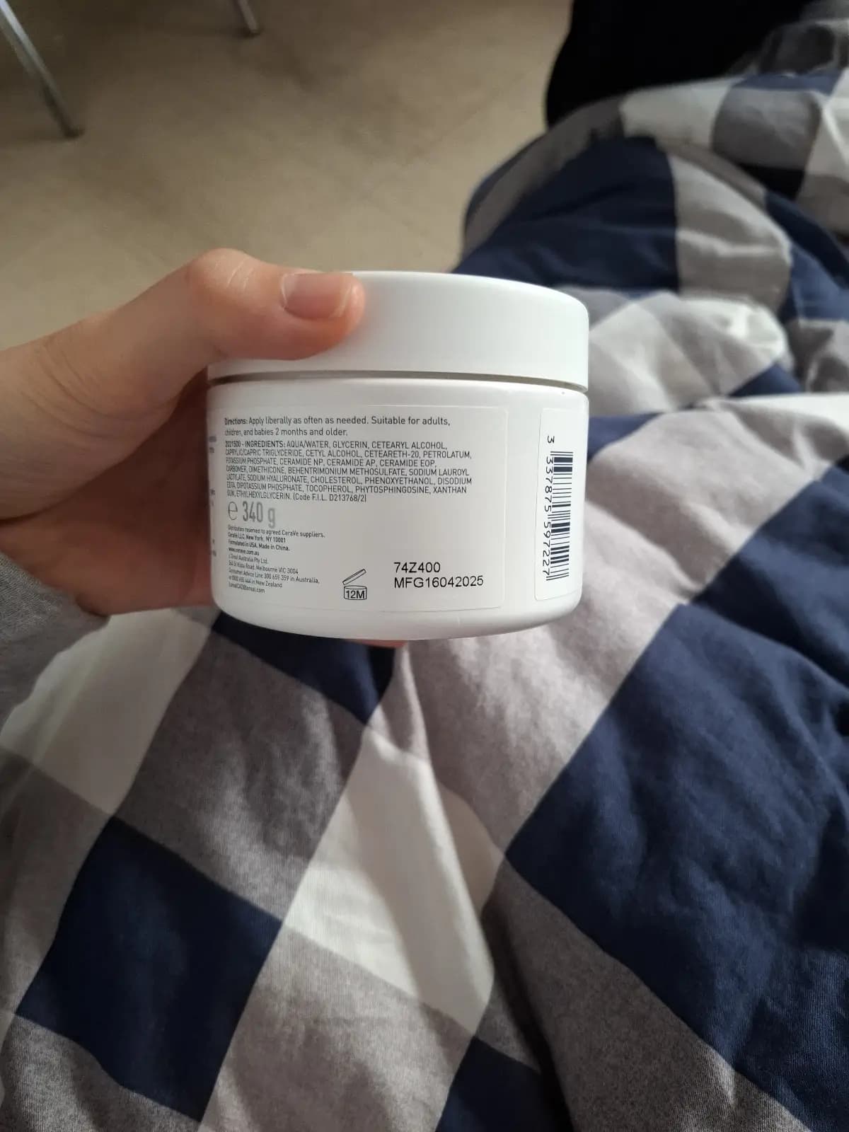 CeraVe長效潤澤修護霜