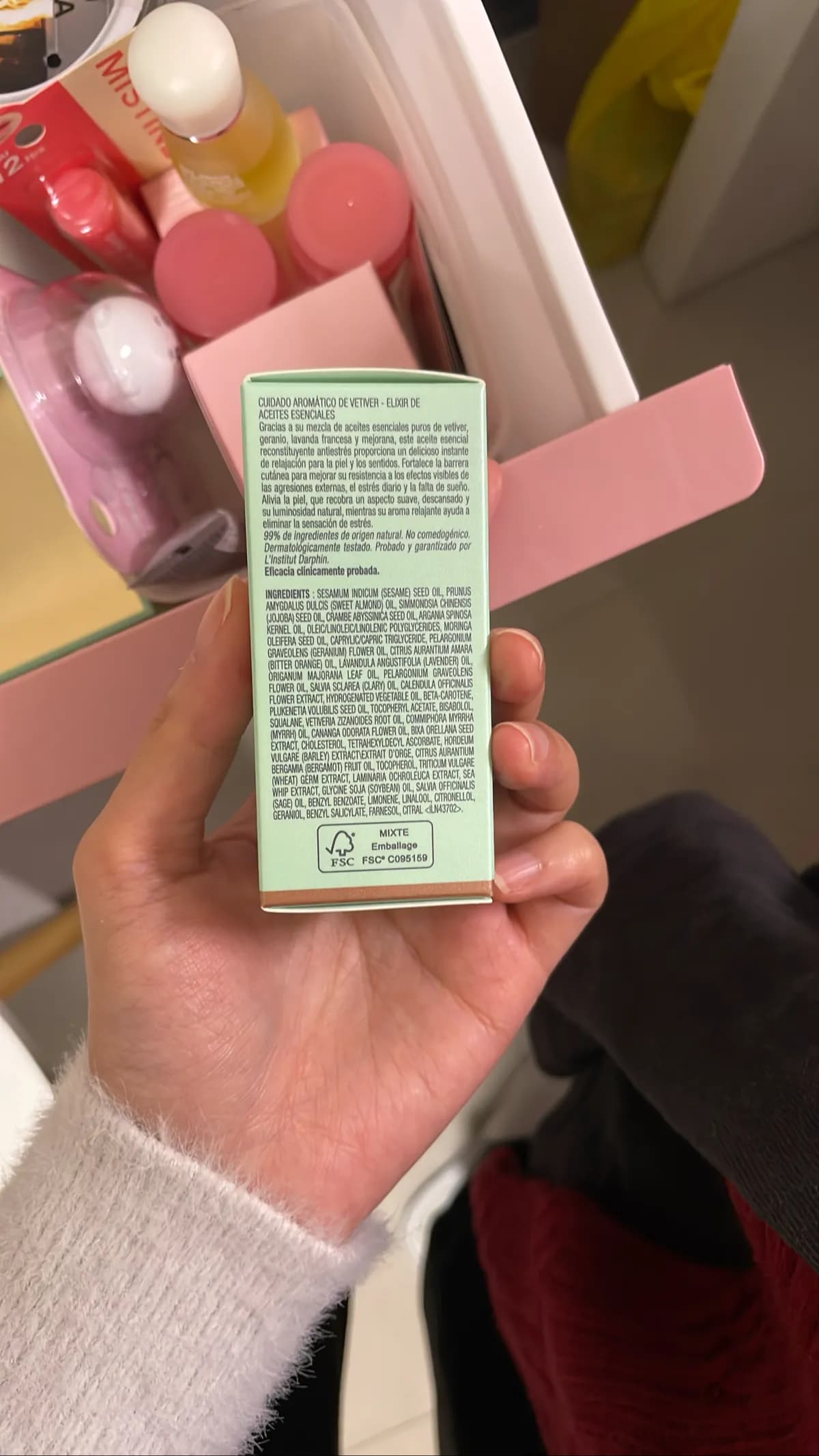 MISTIN CUIDADO AROMÁTICO DE VETIVER - ELIXIR DE ACEITES ESENCIALES