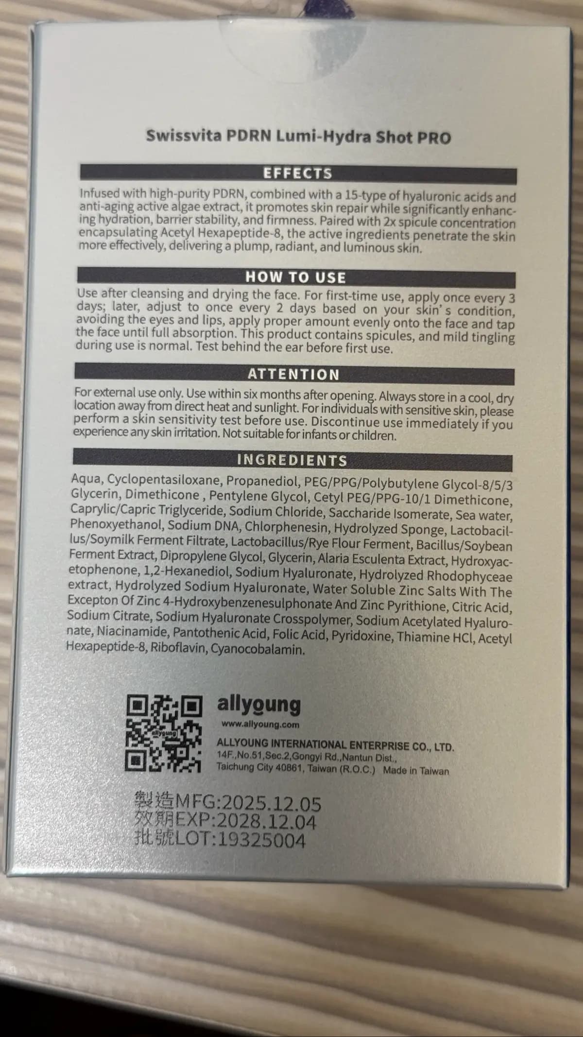 Swissvita PDRN Lumi-Hydra Shot PRO