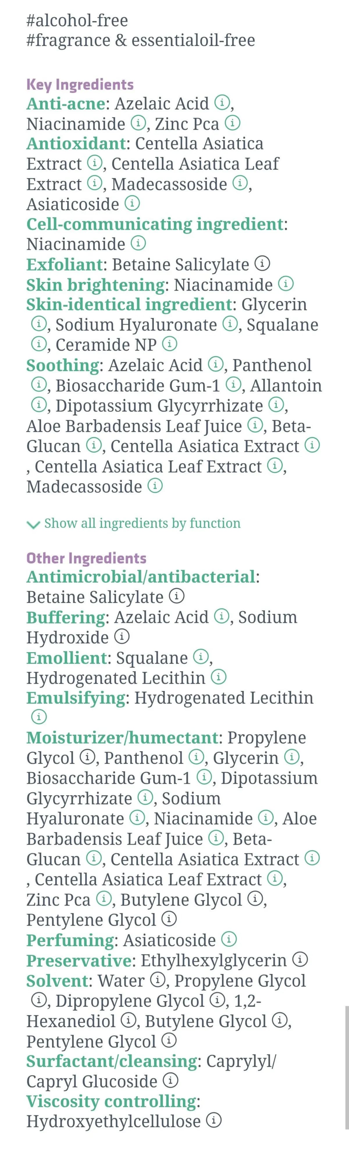 Anua
Azelaic Acid 10 Hyaluron Redness Soothing Serum