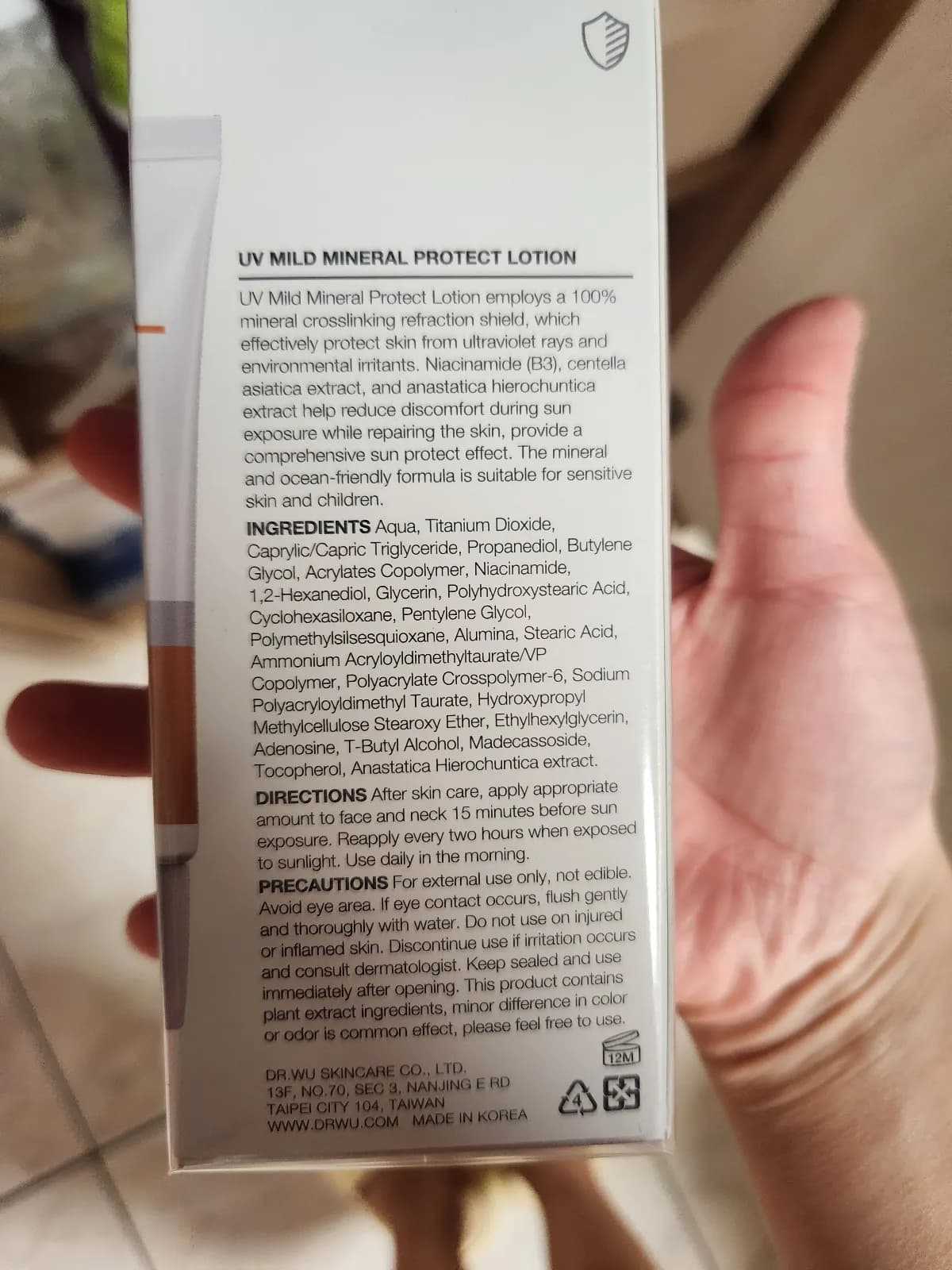 UV Mild Mineral Protect Lotion