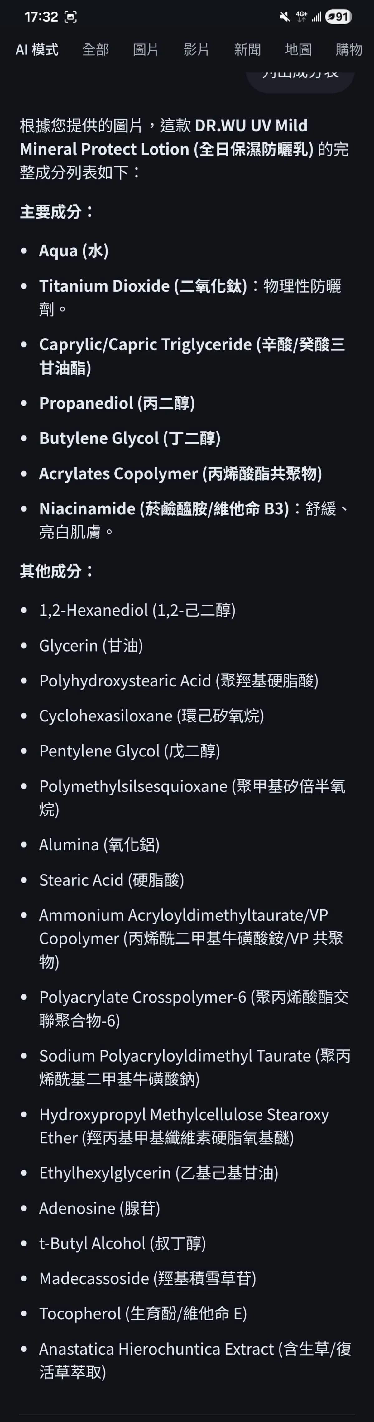 DR.WU UV Mild Mineral Protect Lotion (全日保濕防曬乳)