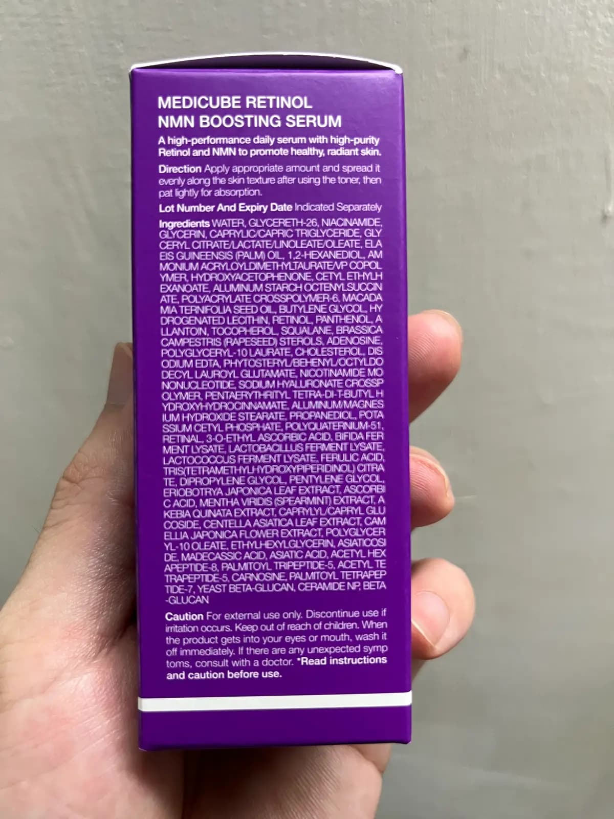Medicube retinol NMN boosting serum