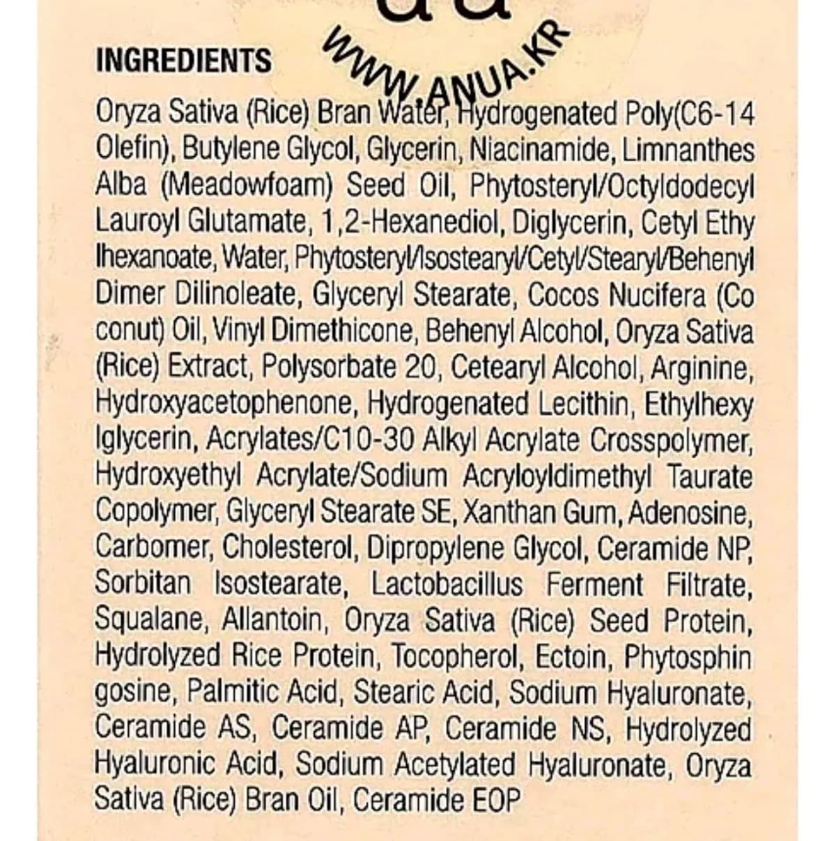 Rice 70 Intensive
Moisturizing Milk