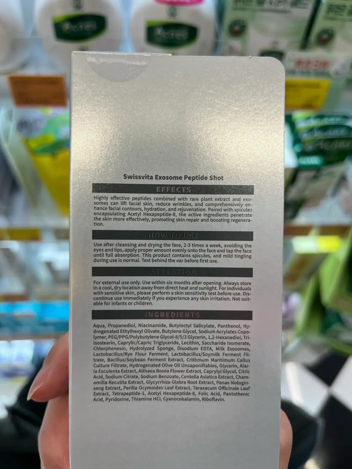 Swissvita Exosome Peptide Shot