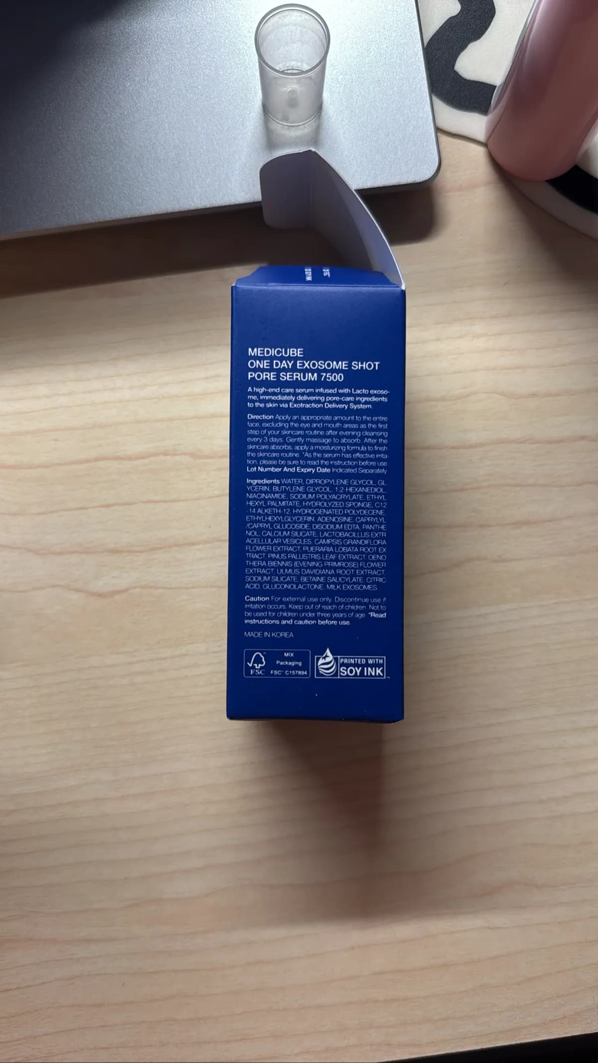 ONE DAY EXOSOME SHOT PORE SERUM 7500