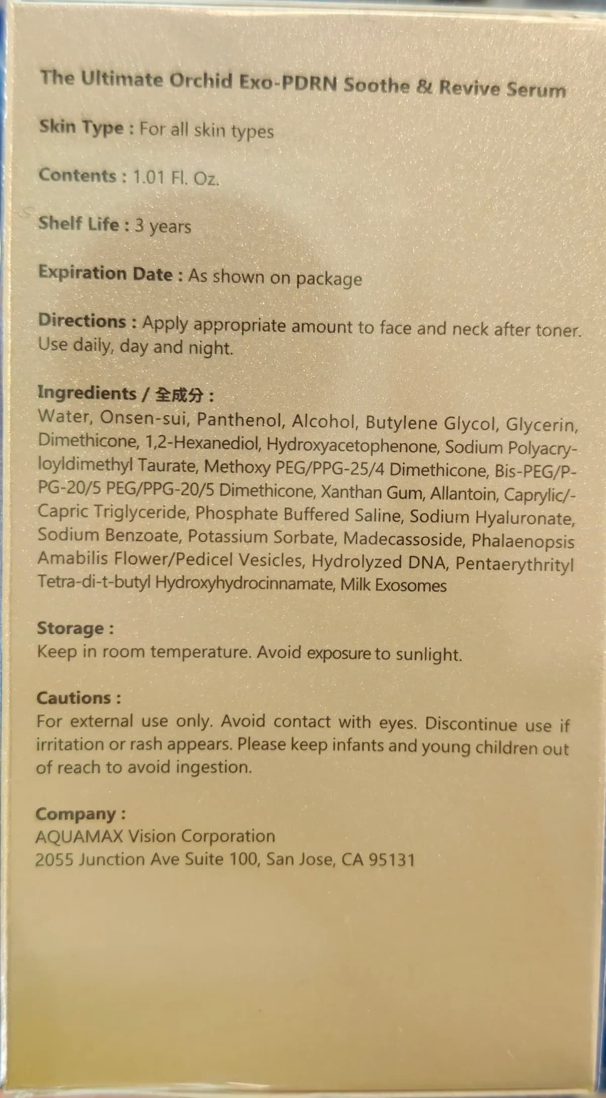 The Ultimate Orchid Exo-PDRN Soothe & Revive Serum