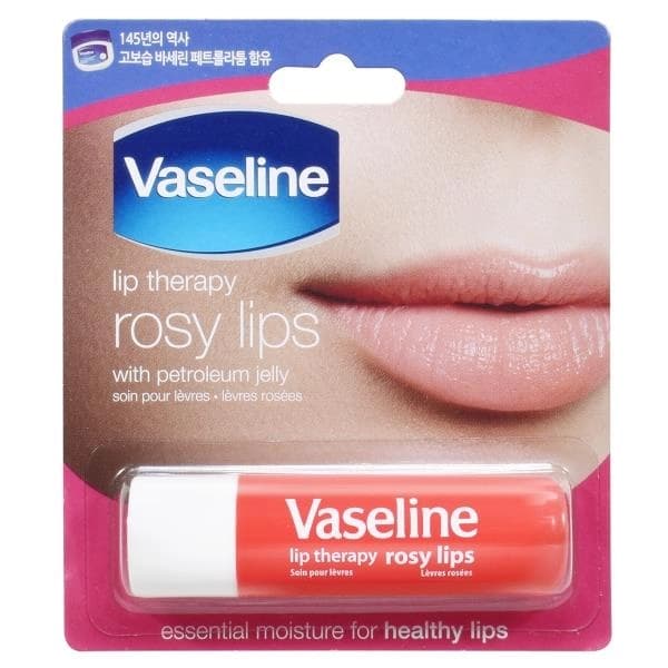 Vaseline 凡士林 玫瑰潤色護唇膏 - 產品正面包裝 | cosGlint