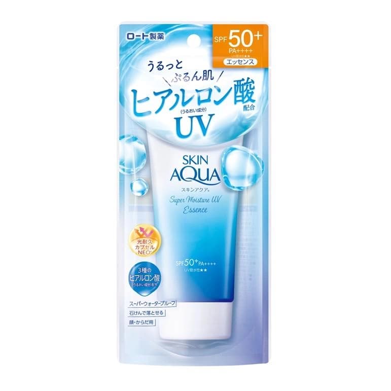 曼秀雷敦® 水潤肌超保濕水感防曬精華 - 產品正面包裝 | cosGlint