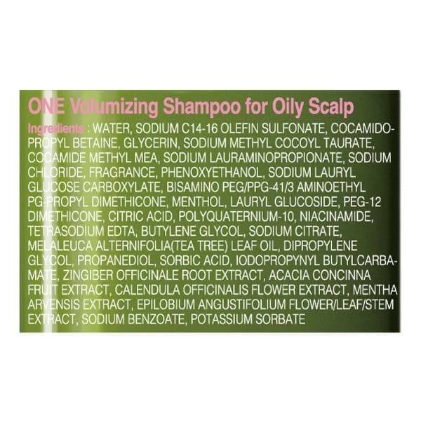 Volumizing Shampoo for Oily Scalp
