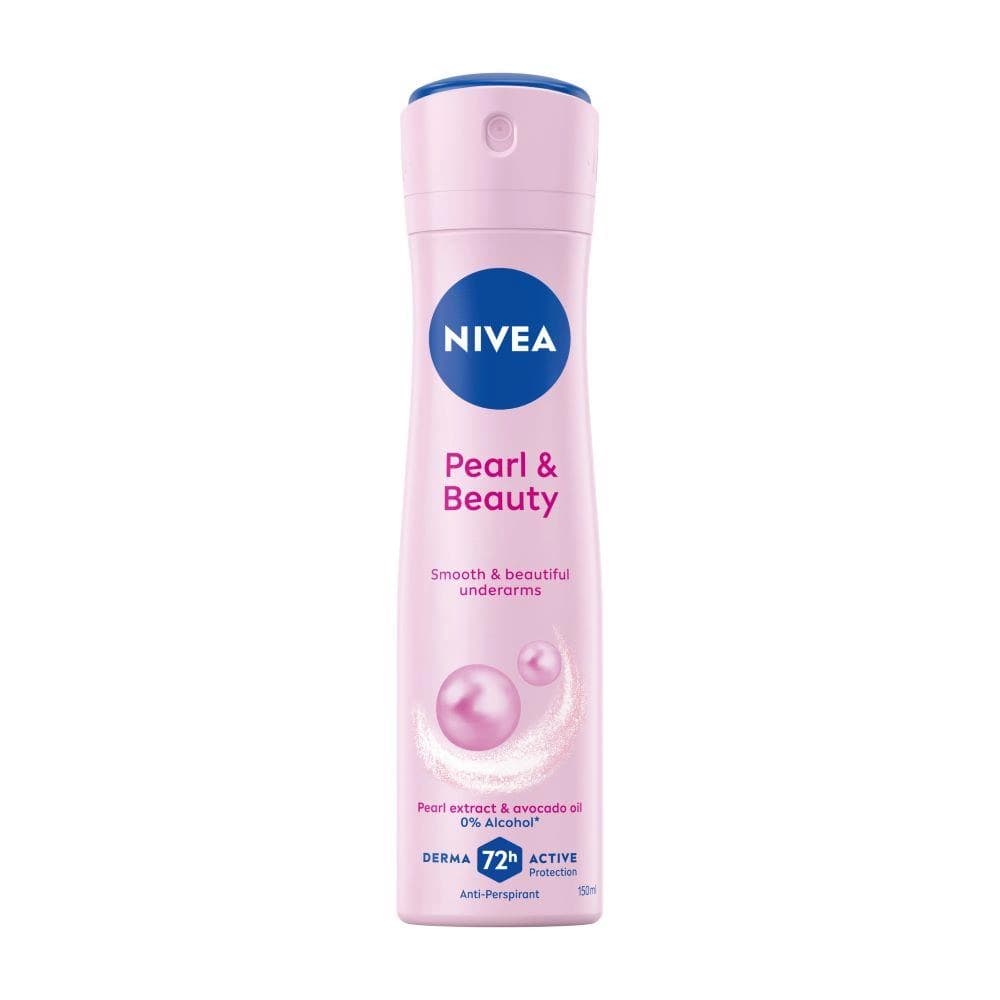 NIVEA 妮維雅 妮維雅 止汗爽身噴霧 珍珠煥采系列 (NIVEA PEARL & BEAUTY SPRAY) - 產品正面包裝 | cosGlint
