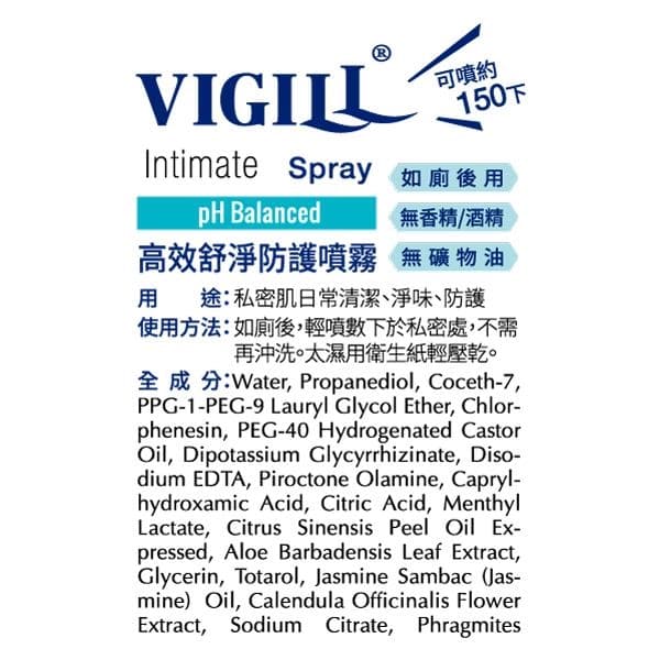 Intimate Spray 如廁後用