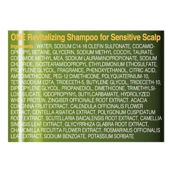 Revitalizing Shampoo for Sensitive Scalp