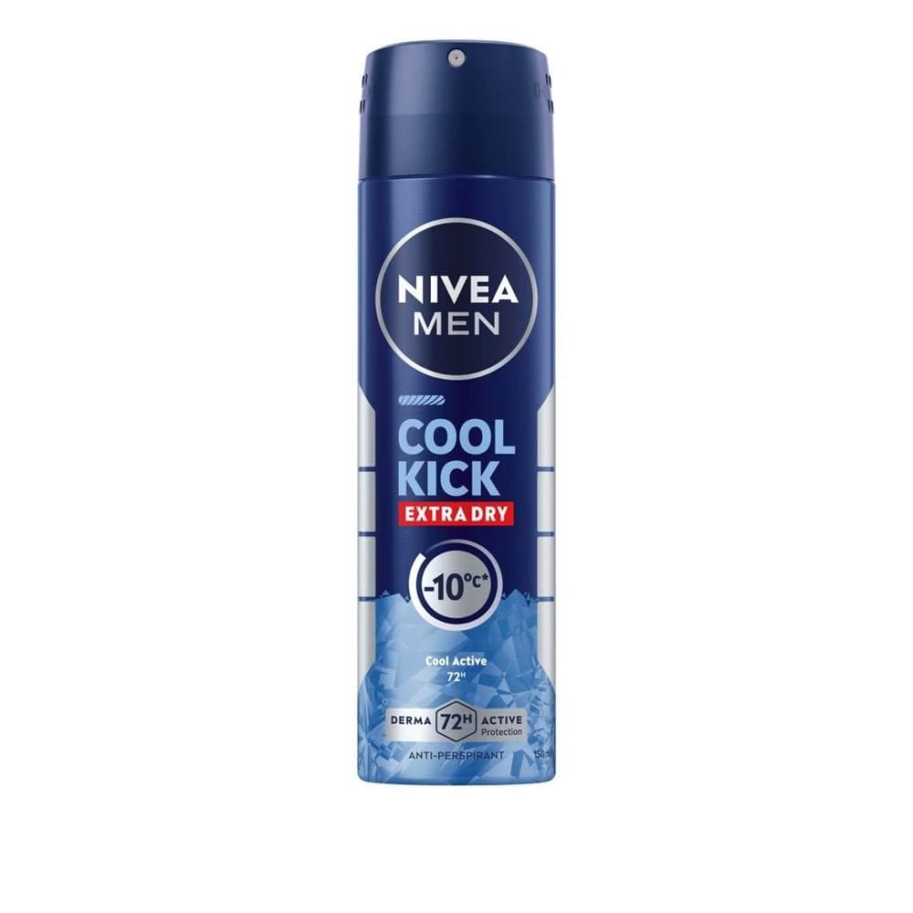 NIVEA 妮維雅 妮維雅男士止汗爽身噴霧 瞬間酷涼系列—麝香 - 產品正面包裝 | cosGlint