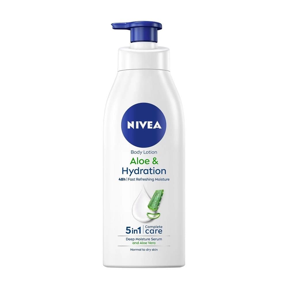 NIVEA 妮維雅 妮維雅清新波普乳液 (NIVEA BODY LOTION ALOE & HYDRATION) - 產品正面包裝 | cosGlint