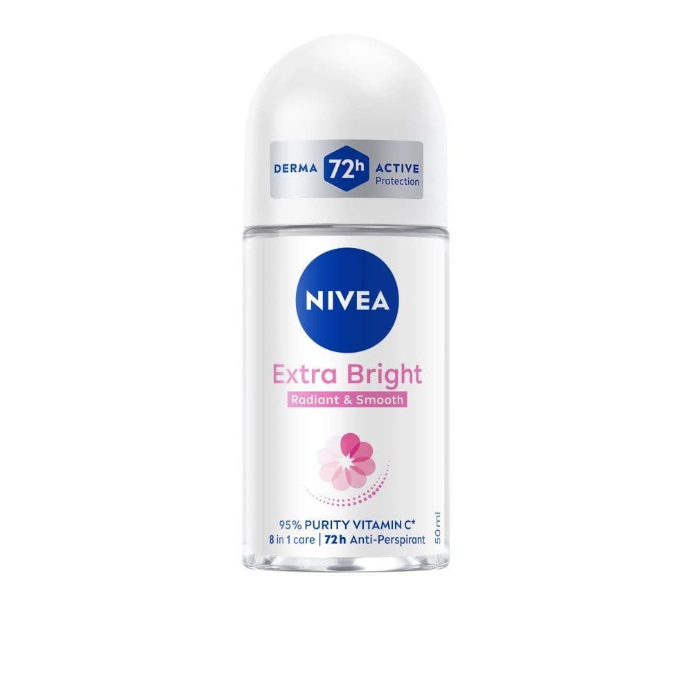 NIVEA 妮維雅 止汗爽身乳液亮白系列 (EXTRA BRIGHTENING ROLL-ON) - 產品正面包裝 | cosGlint