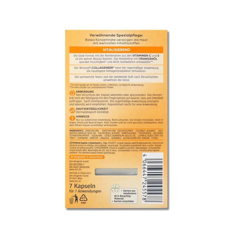 Balea Konzentrate Vitalisierend Glow-Formel