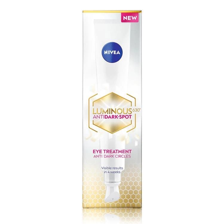 NIVEA 妮維雅 NIVEA LUMINOUS 630 淡斑焕白亮眼霜 - 產品正面包裝 | cosGlint