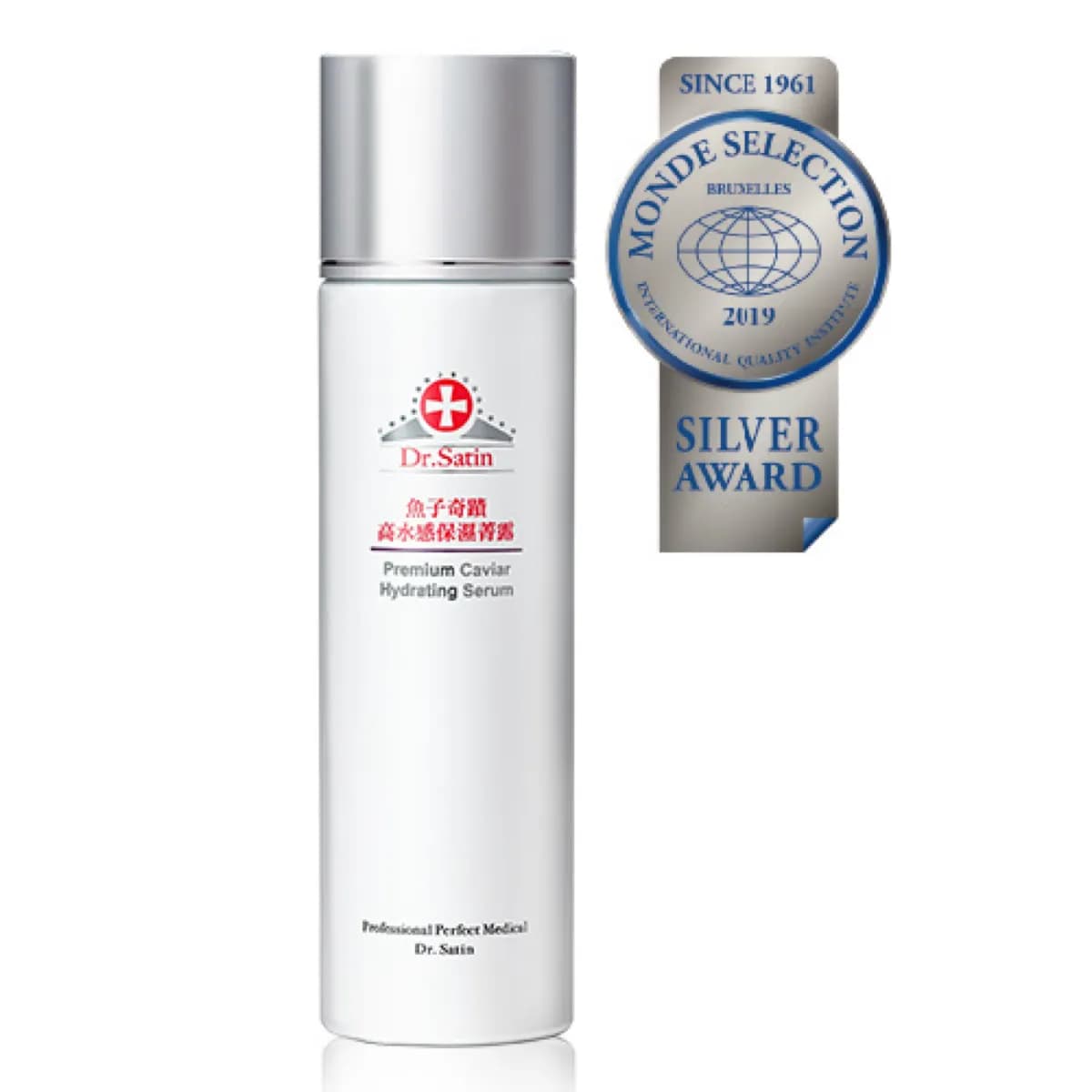 Dr. Satin Premium Caviar Hydrating Serum - 產品正面包裝 | cosGlint