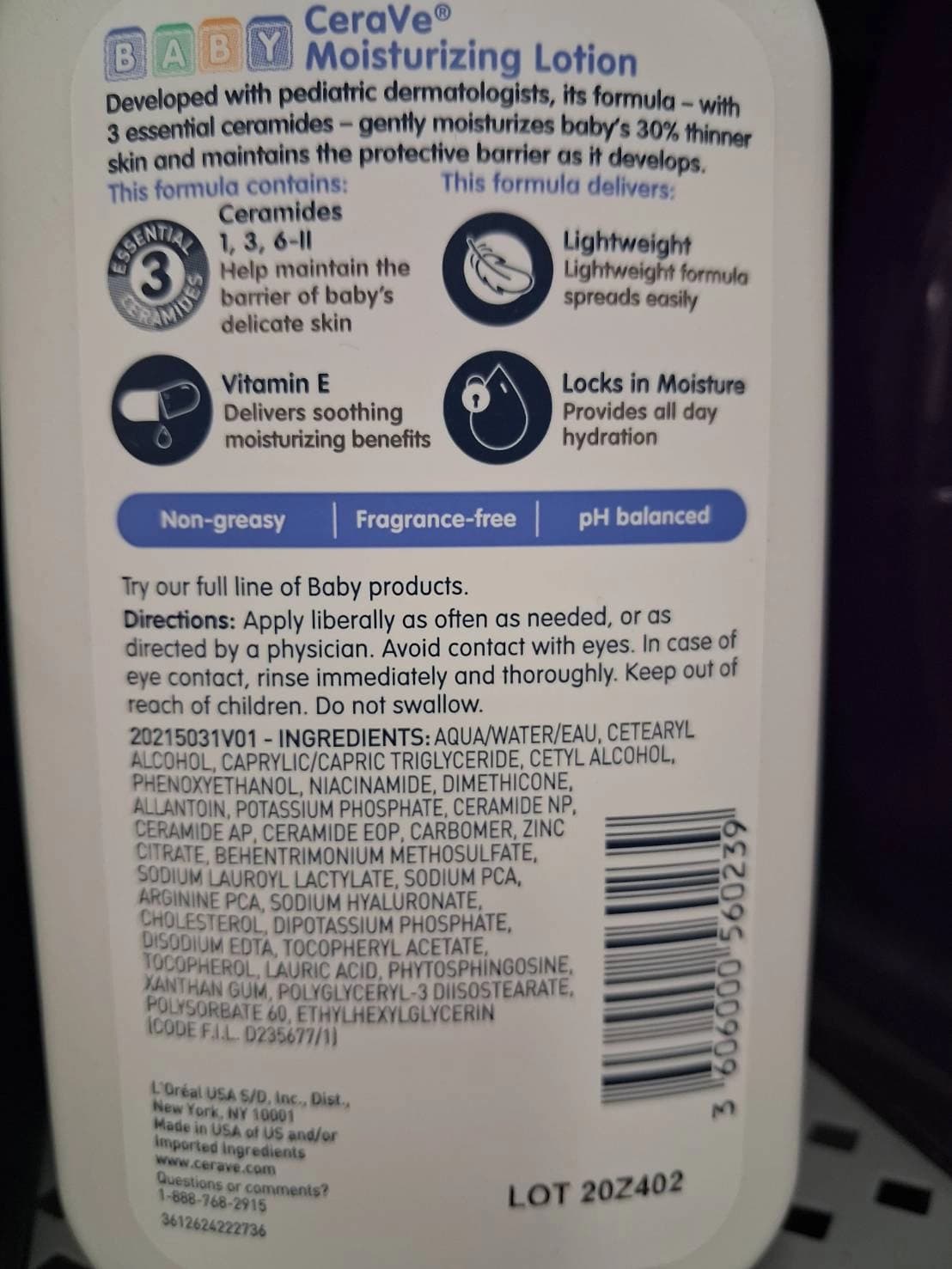 BABY Moisturizing Lotion