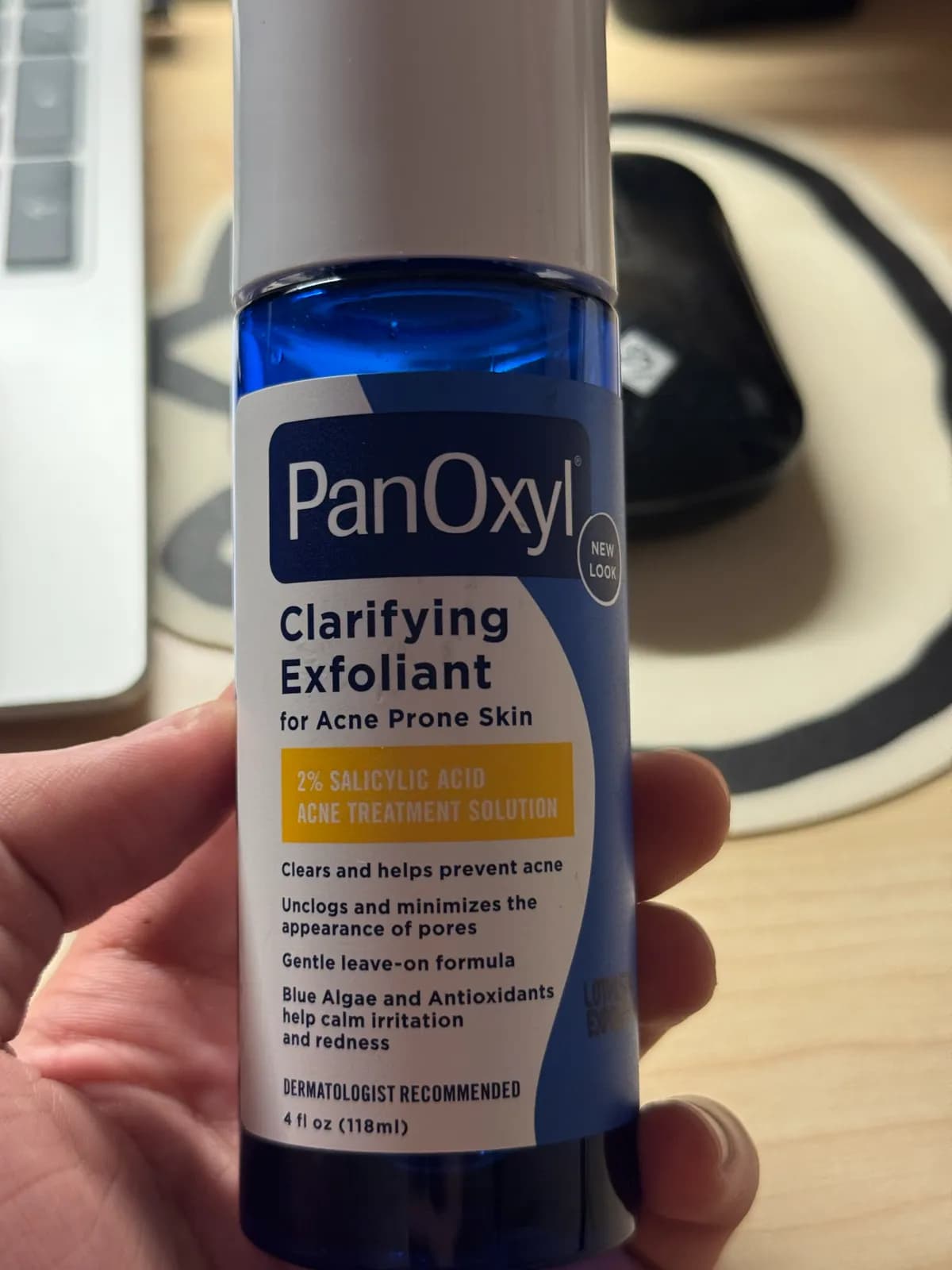 PanOxyl / Crown Laboratories PanOxyl Clarifying Exfoliant for Acne Prone Skin - 產品正面包裝 | cosGlint