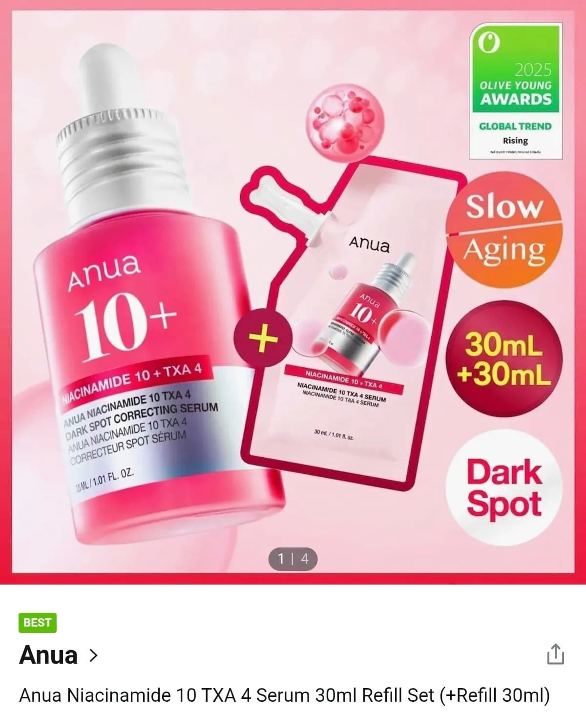 Niacinamide 10 TXA 4 Serum