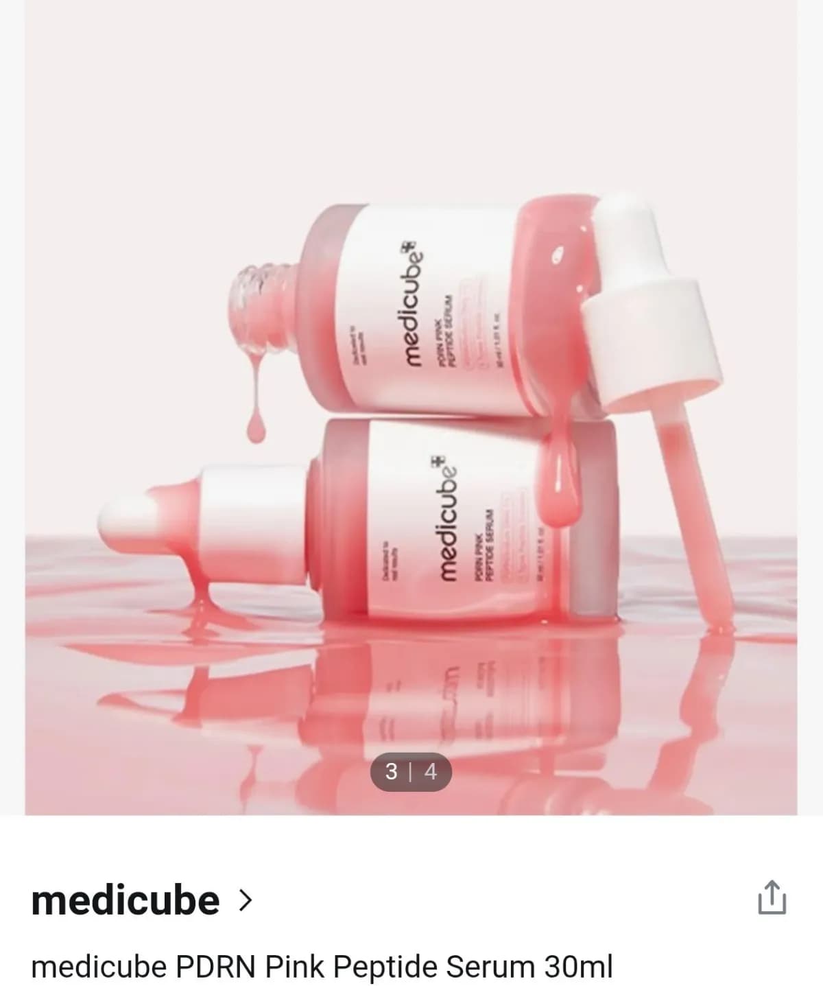 medicube PDRN Pink Peptide Serum