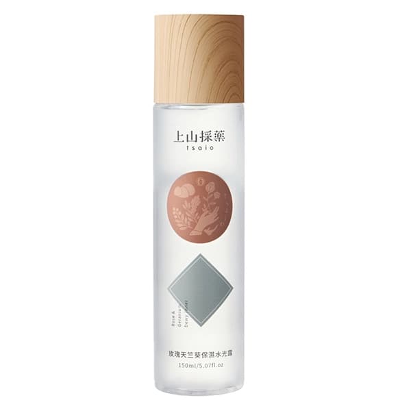上山採藥 tsaio 上山採藥玫瑰天竺葵保濕水光露150ml - 產品正面包裝 | cosGlint
