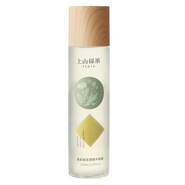 上山採藥 tsaio 上山採藥茉莉綠茶調理平衡露150ml - 產品正面包裝 | cosGlint