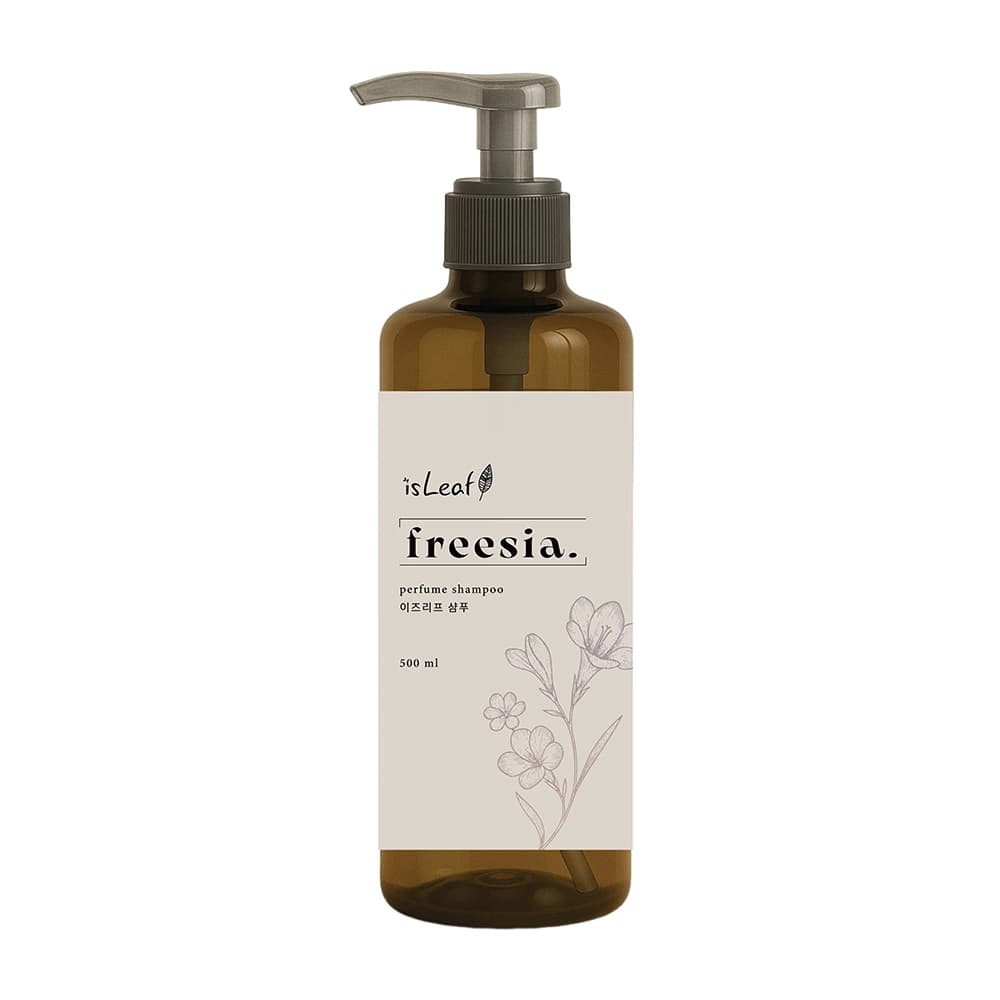 isLeaf純淨香氛洗髮精500ml-秘境小蒼蘭 - 正面