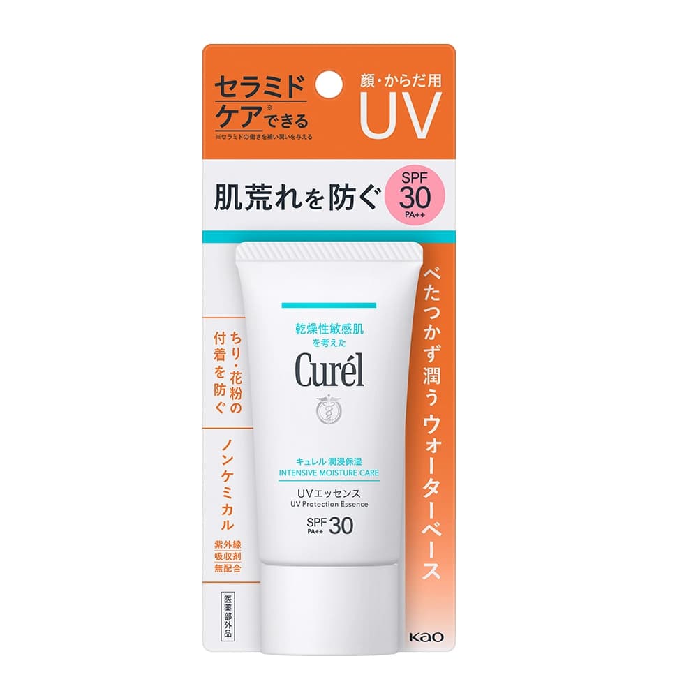 Curél 珂潤 Curel珂潤潤浸保濕輕透水感防曬乳臉．身體用30g - 產品正面包裝 | cosGlint