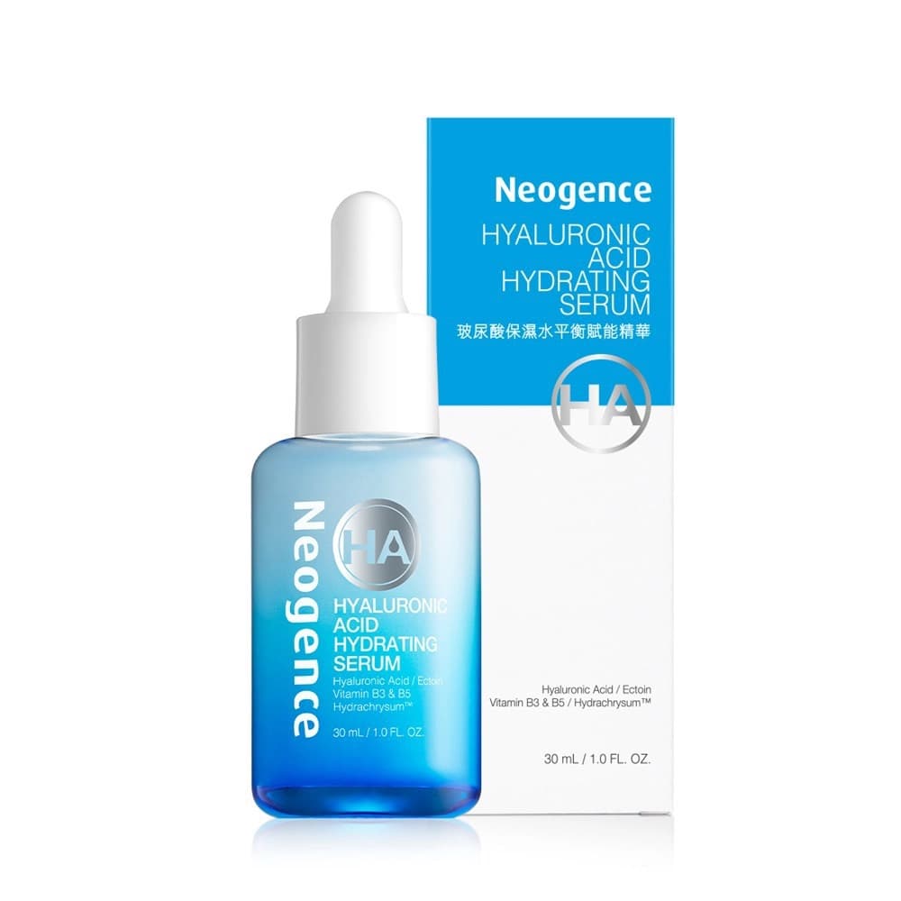 Neogence 霓淨思 Neogence霓淨思玻尿酸保濕水平衡賦能精華30ML - 產品正面包裝 | cosGlint