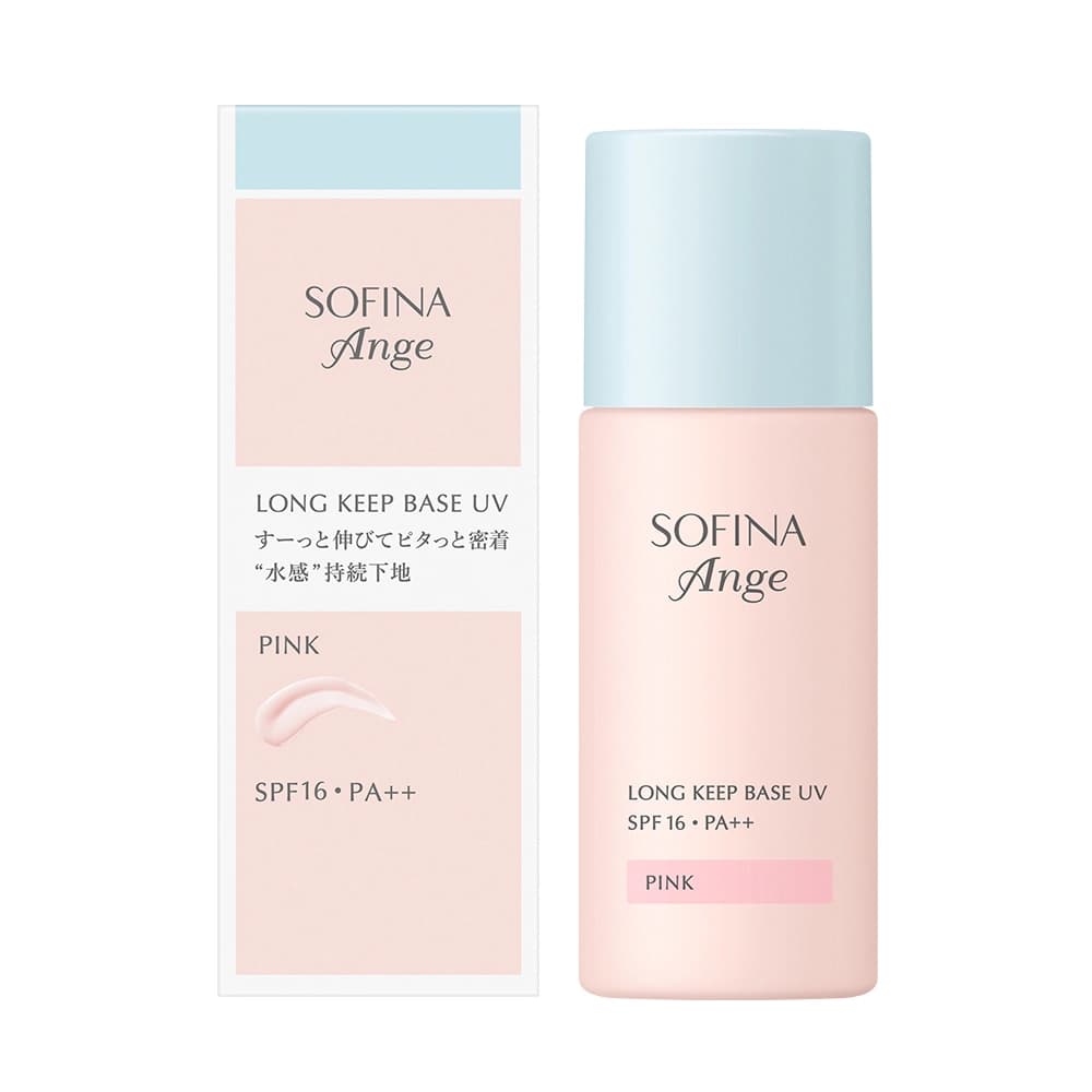 SOFINA Ange 蘇菲娜漾緁水感控油校色粧前乳 透嫩粉 25ml - 產品正面包裝 | cosGlint