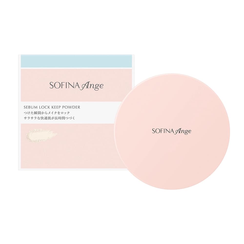 SOFINA Ange 蘇菲娜漾緁透膚感控油襯粧蜜粉 12g - 產品正面包裝 | cosGlint