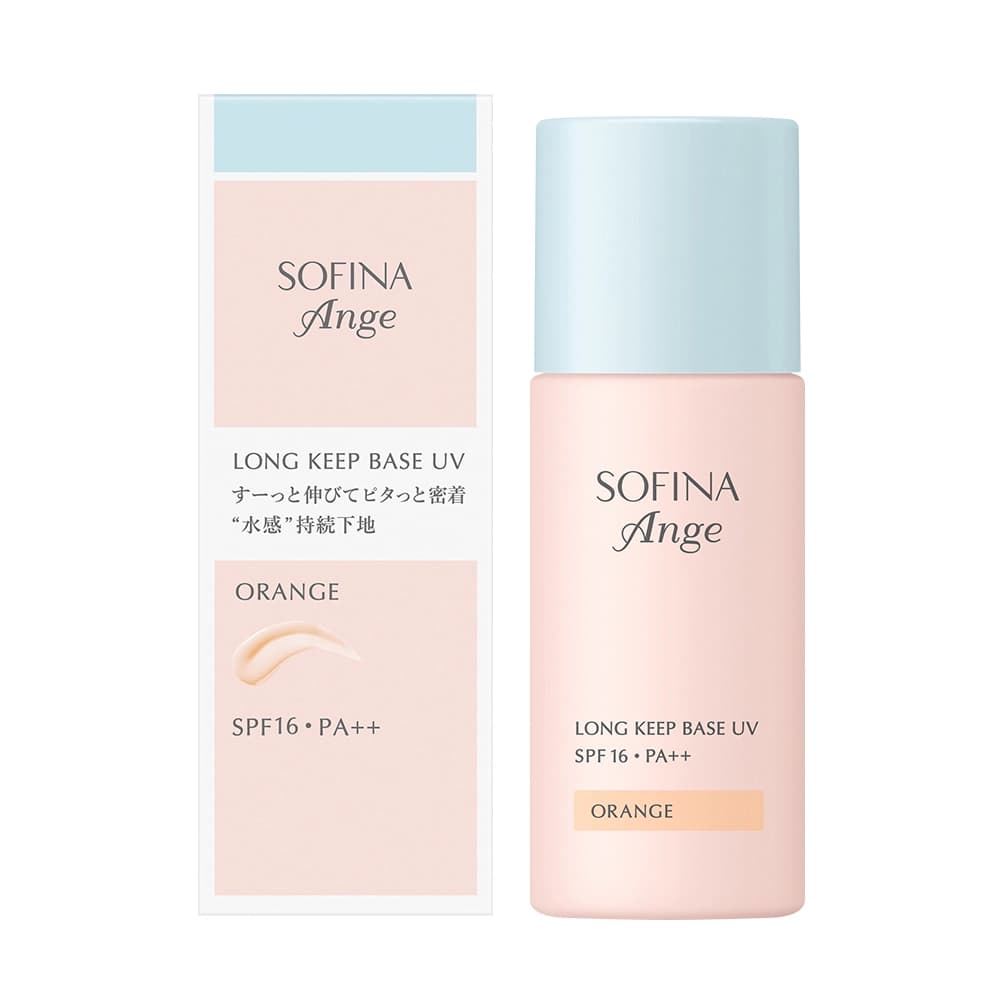 SOFINA Ange 蘇菲娜漾緁水感控油校色粧前乳 光圈橘 25ml - 產品正面包裝 | cosGlint