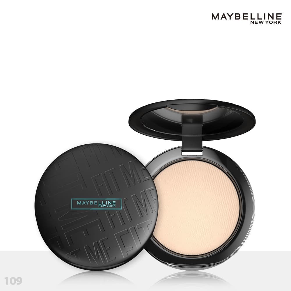 MAYBELLINE MAYBELLINE媚比琳反孔特霧柔焦空氣粉餅SPF32 109明亮色 - 產品正面包裝 | cosGlint