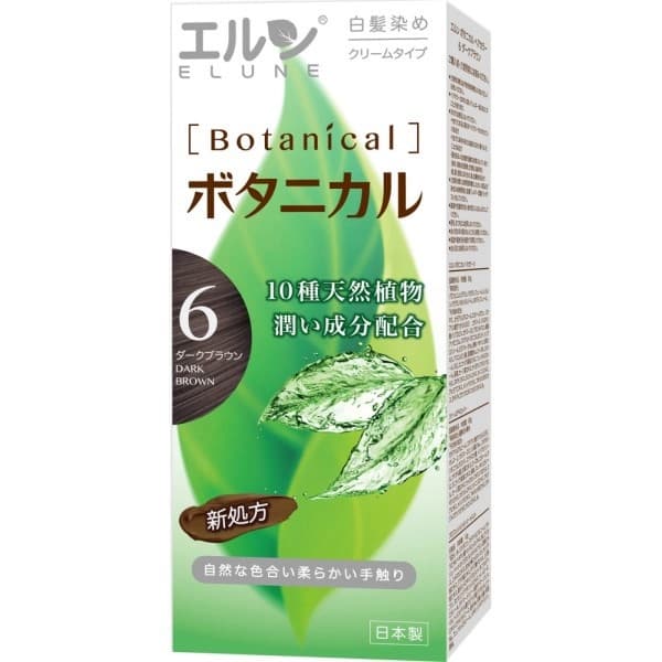 ELUNE 伊露恩 伊露恩草本染髮霜 6 濃栗色 - 產品正面包裝 | cosGlint